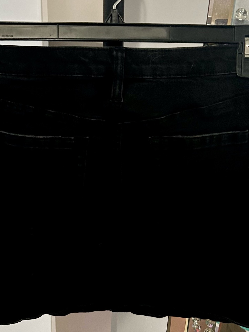 Rue21 Black High-Rise Denim Skirt